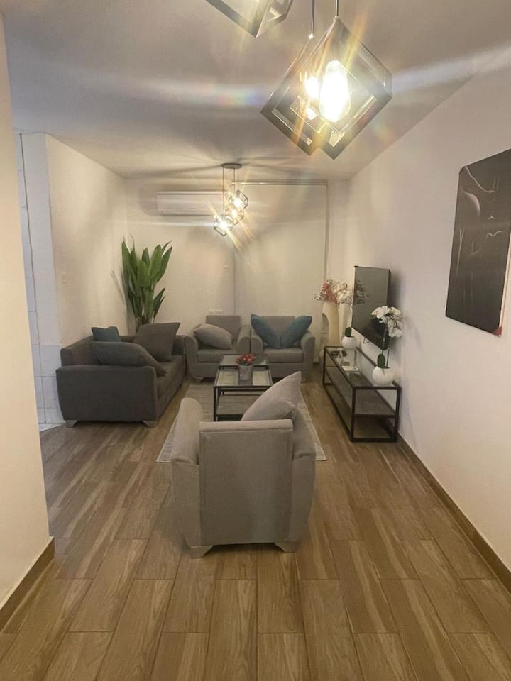 #5شقة مفروشة مريحة بجلسة خارجية في [حي الربيع] الرياض – Airbnb | مرتاح