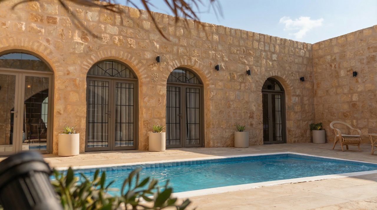 فيلا مع غرفتين صغيره - 102